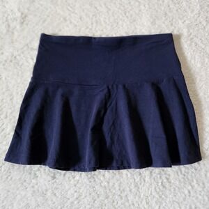 H&M‎ Divided Navy Blue Skater Skirt Women's Size S